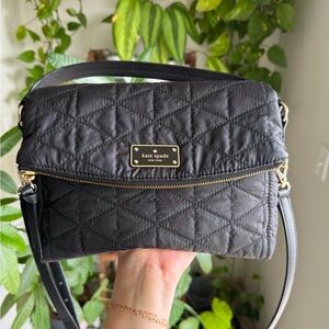 Kate Spade Quilted Black Crossbody Bag